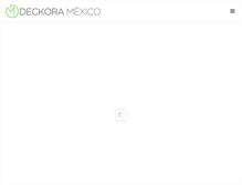 Tablet Screenshot of deckoramexico.com